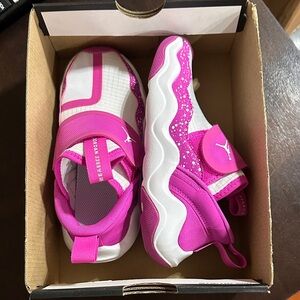 Jordan Kids' Fuchsia and White Sneakers
